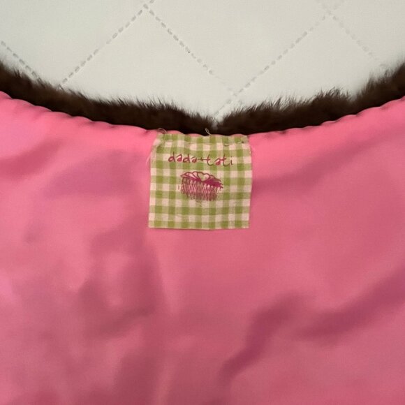 Mink Fur Collar - Brown and Black Colour - Authentic - Picture 8 of 17